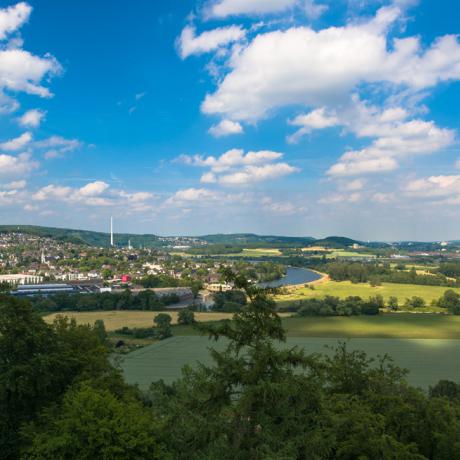 Aussicht über Wetter und Hagen-Vorhalle